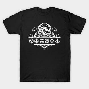 White Dragon Dice Crest T-Shirt